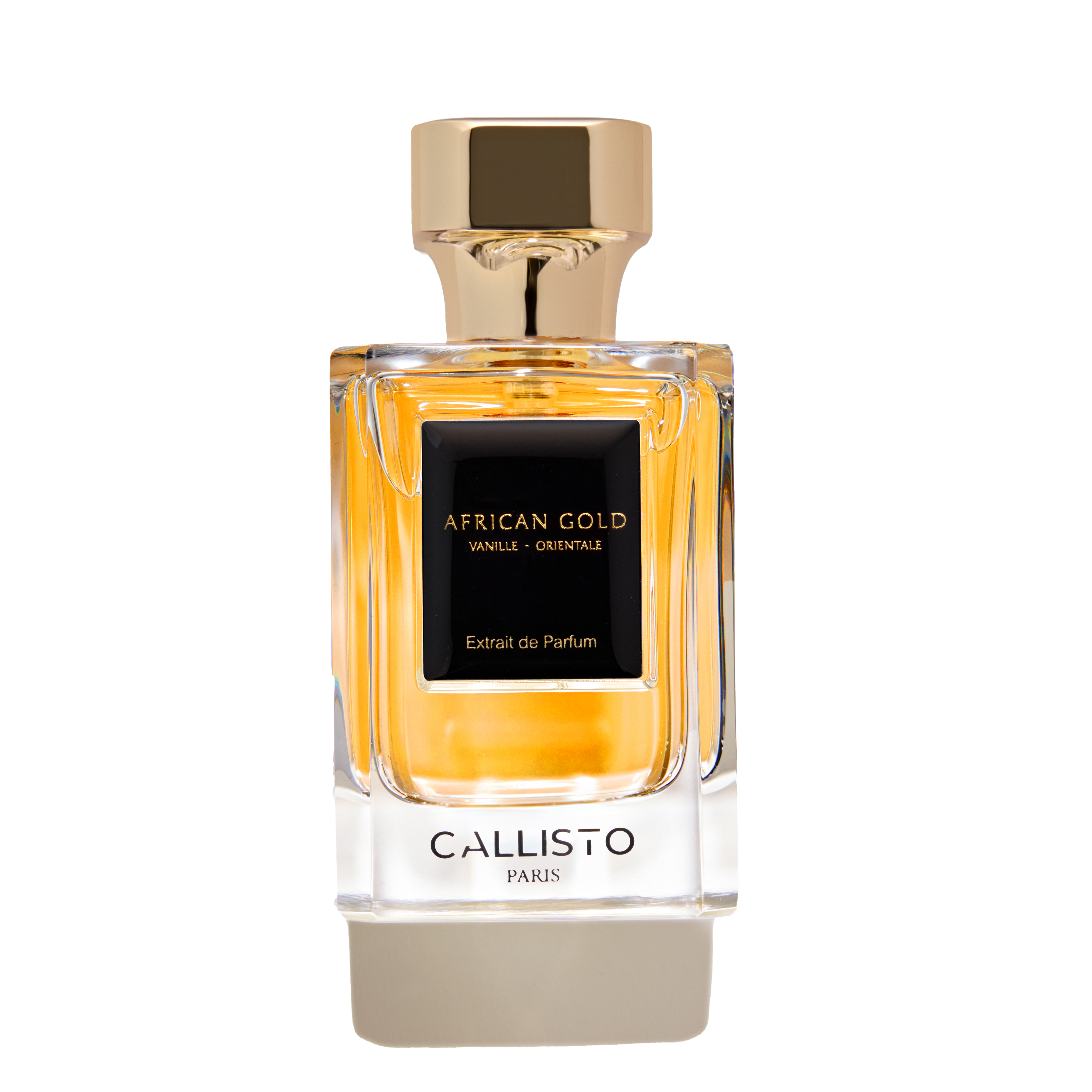 image 1 Flacon African Gold — Extrait de Parfum Vanille Oriental Unisexe — Perfumerie Callisto Paris